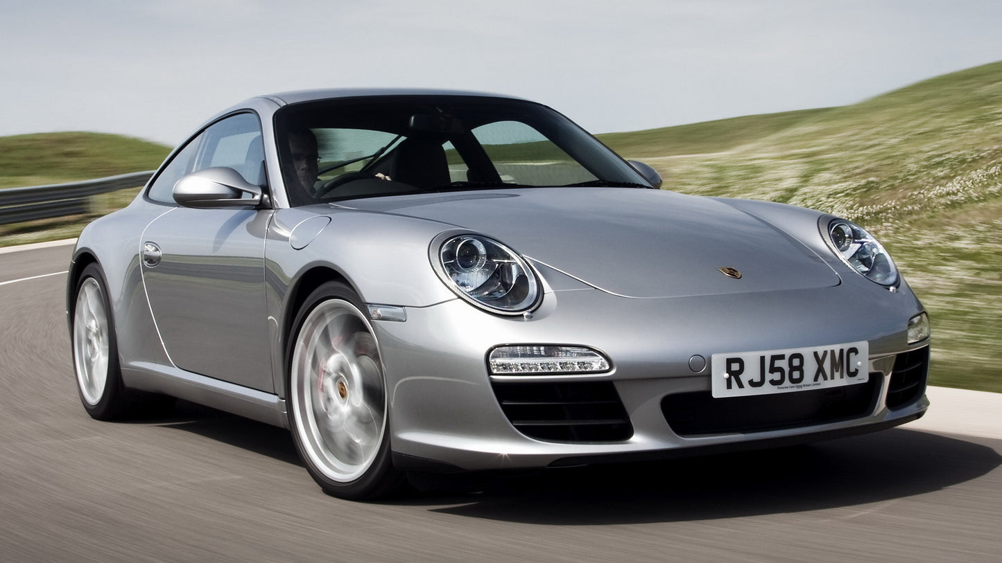 Porsche Carrera S Uk Hd Art Keychain