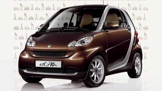 Smart Fortwo Edit 10Th Hd Art Keychain