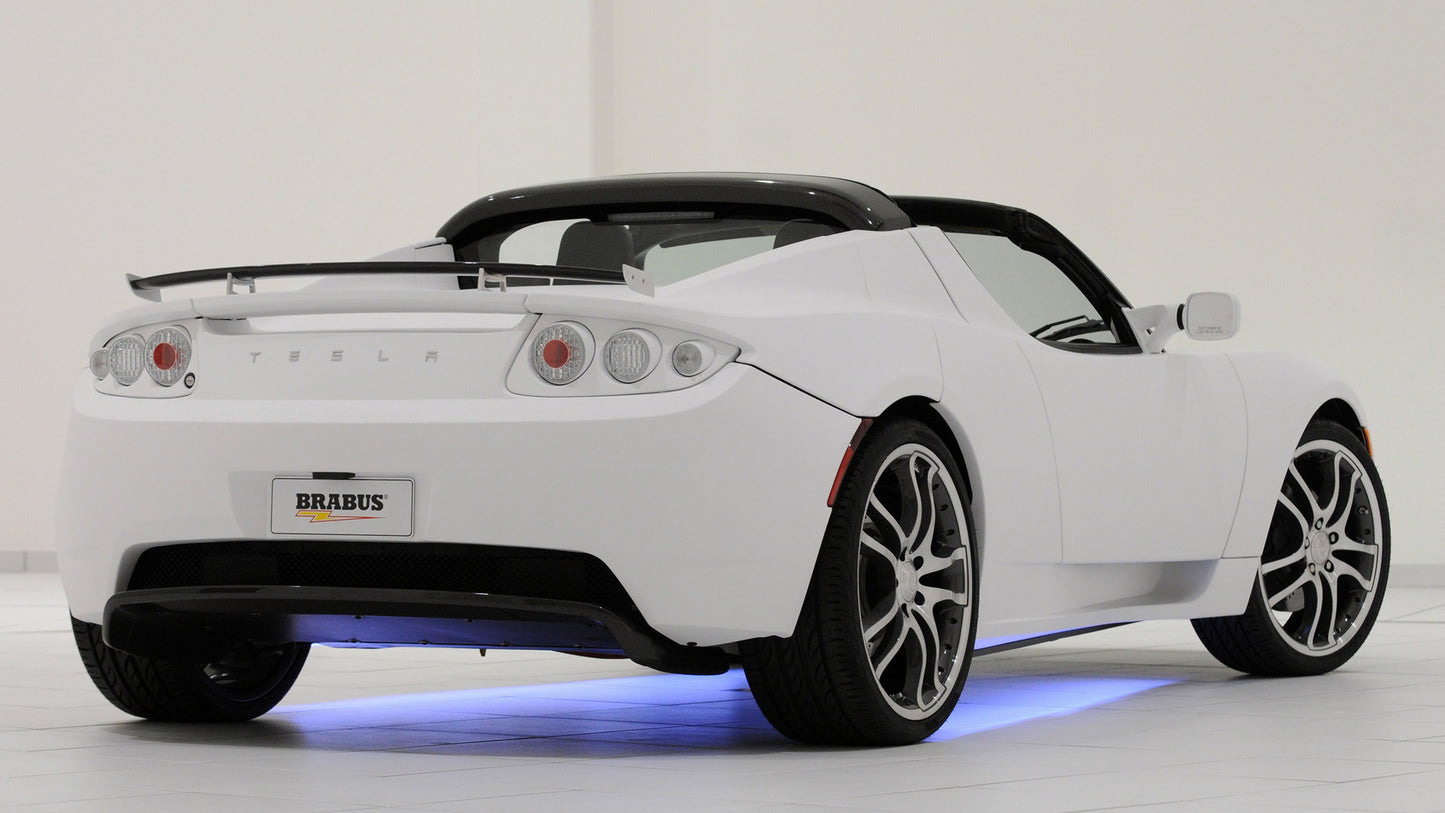 Tesla Roadster By Brabus Hd Art Keychain