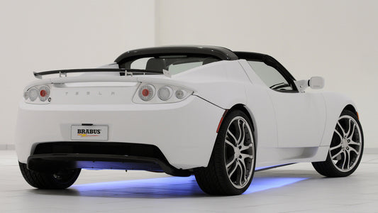 Tesla Roadster By Brabus Hd Art Keychain