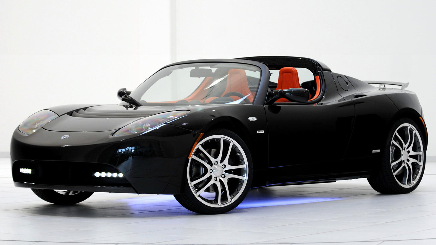 Tesla Roadster Sport By Brabus Hd Art Keychain