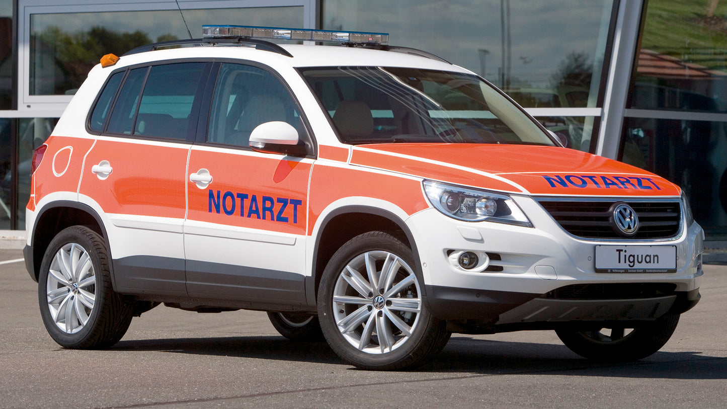 Volkswagen Tiguan Track And Field Notarzt Hd Art Keychain
