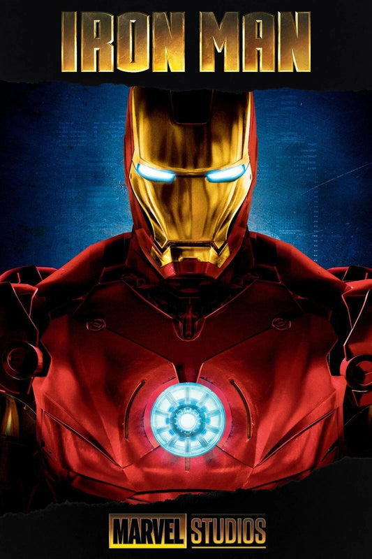 2008 Iron Man Movie Keychain Tony Stark Pepper Robert Downey Jr Marvel