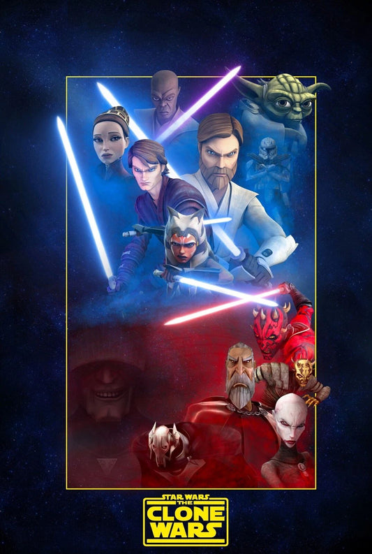 2008 Star Wars The Clone Wars Movie Keychain Anakin Ahsoka Tano Rex Yoda 1
