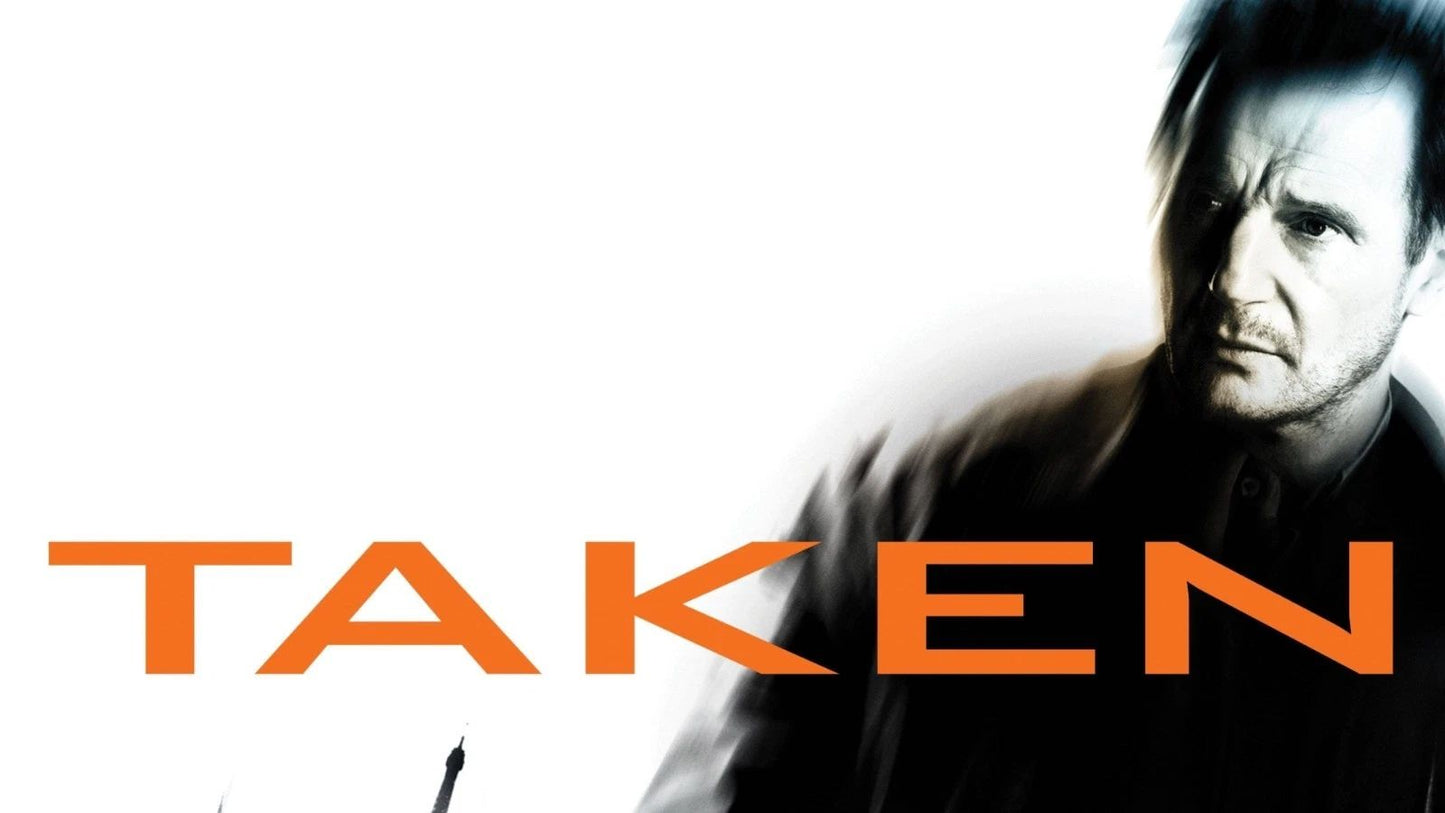 2008 Taken Movie Keychain Liam Neeson Maggie Grace Famke Janssen