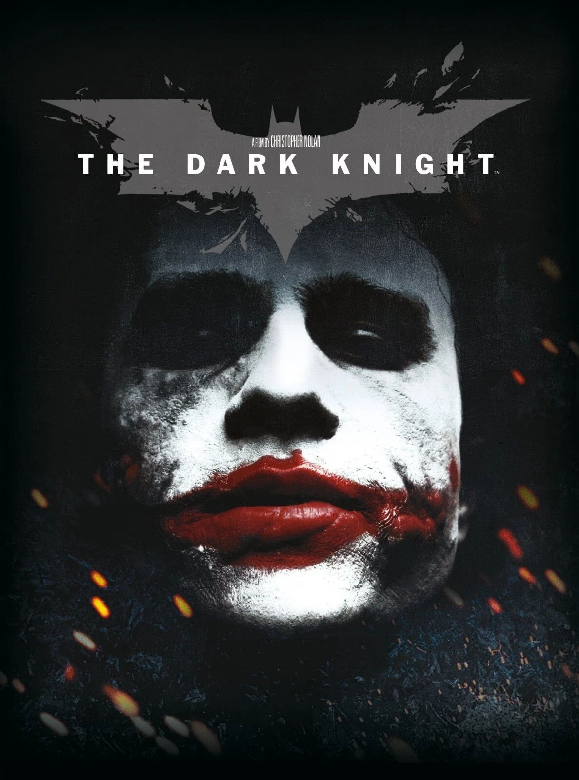 2008 The Dark Knight Movie Magnet Batman Joker Heath Ledger Bale 1