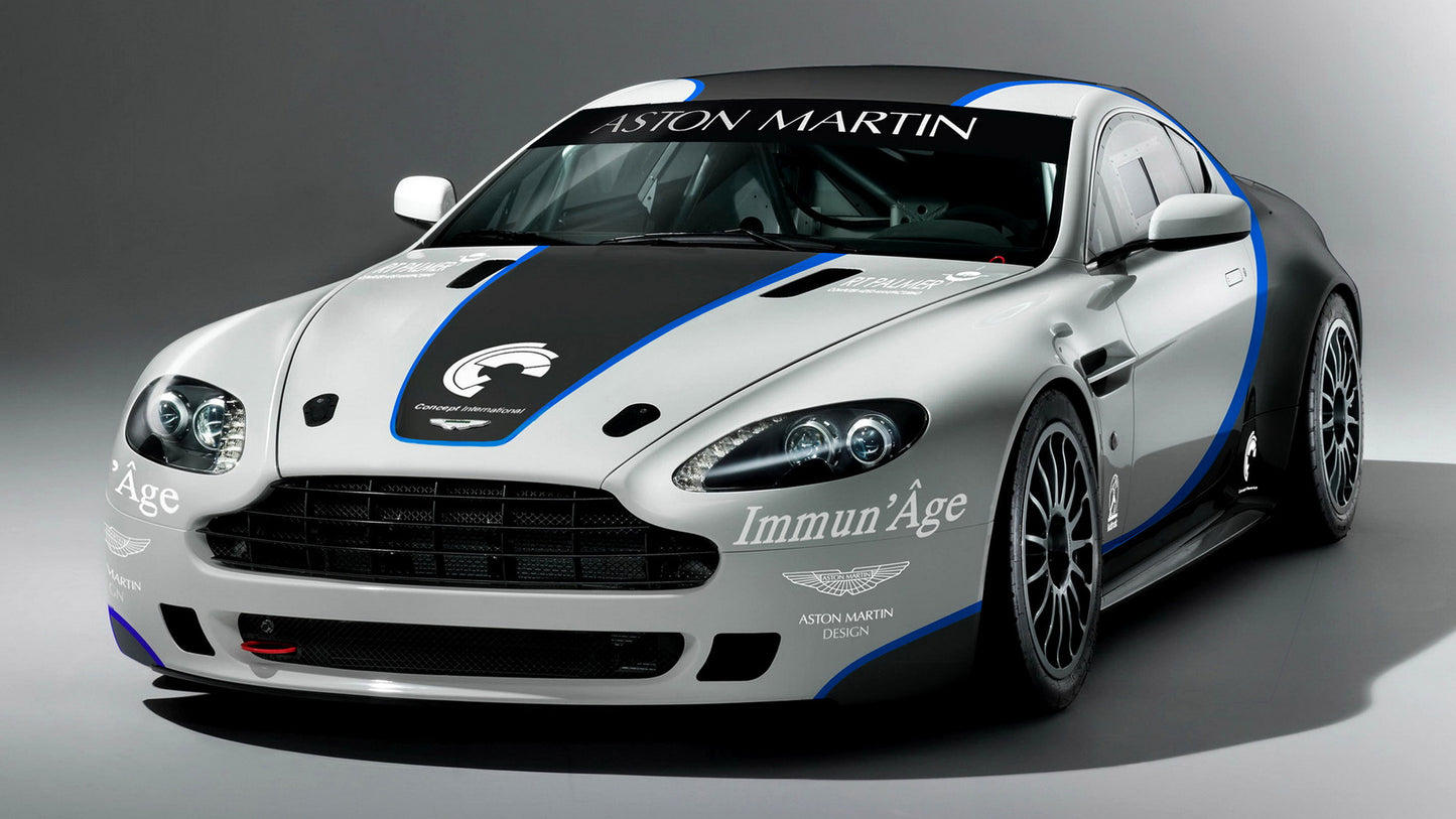 Aston Martin Vantage Gt4 Hd Art Keychain