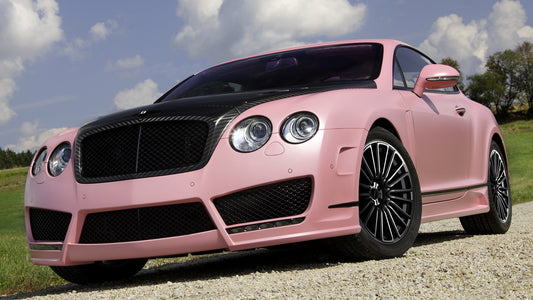 Bentley Continental Gt Vitesse Rose By Mansory Hd Art Keychain