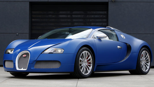 Bugatti Veyron Bleu Centenaire Hd Art Keychain
