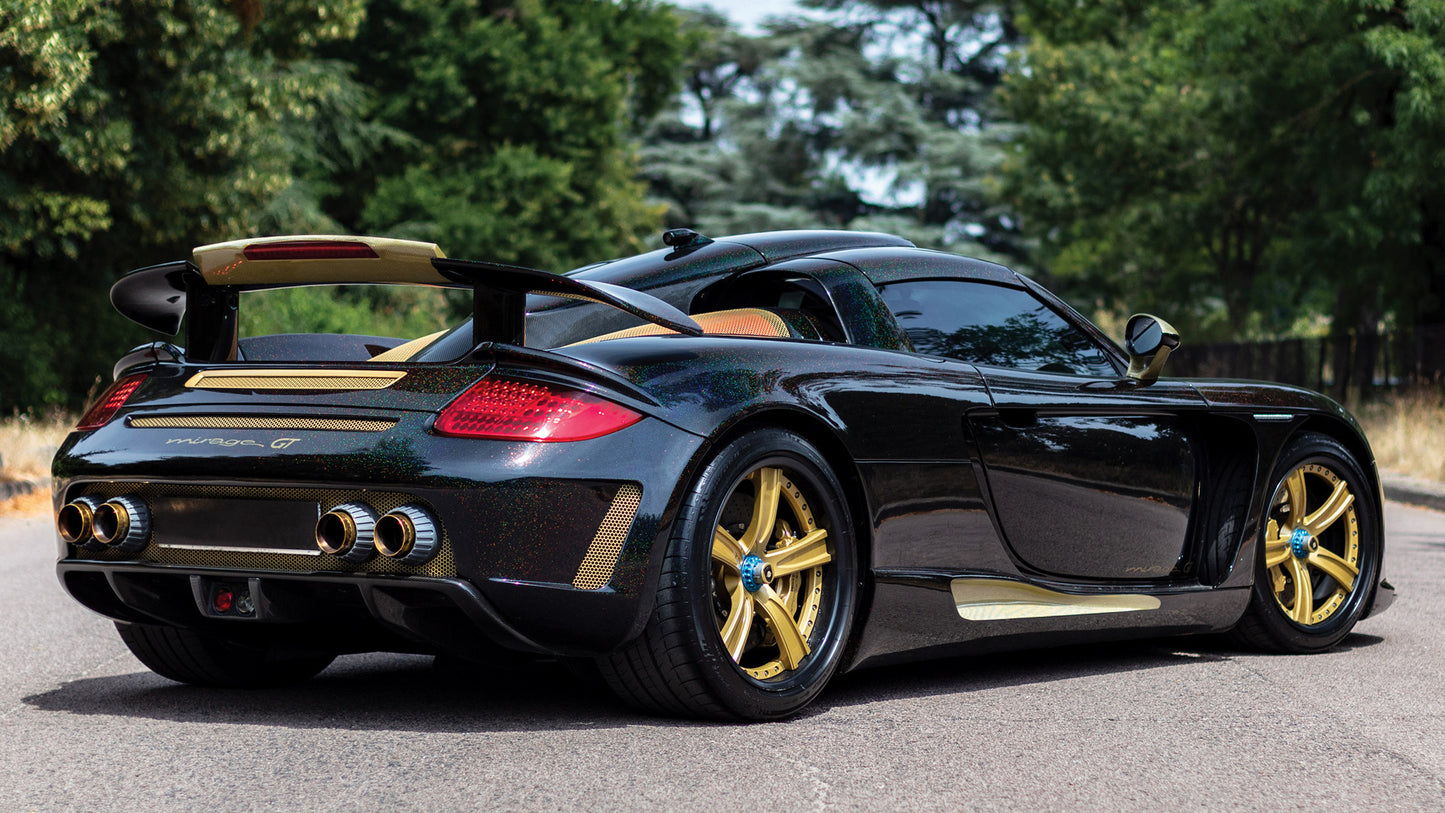 Gemballa Mirage Gt Gold Edition Hd Art Keychain