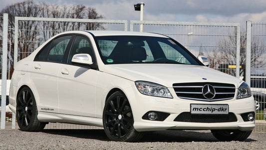 Mercedes Benz C Class White Series By Mcchip Dkr Hd Art Print Poster