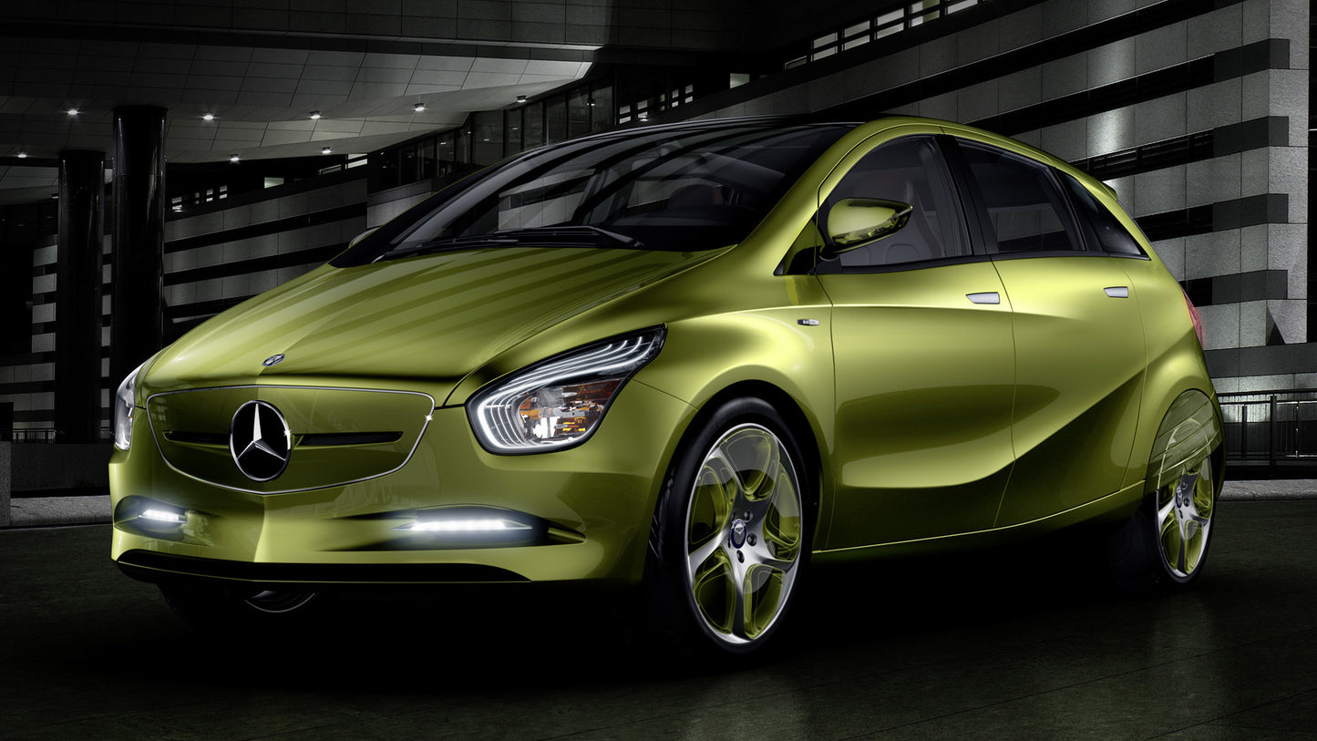Mercedes Benz Concept Bluezero E Cell Hd Art Jigsaw Puzzle