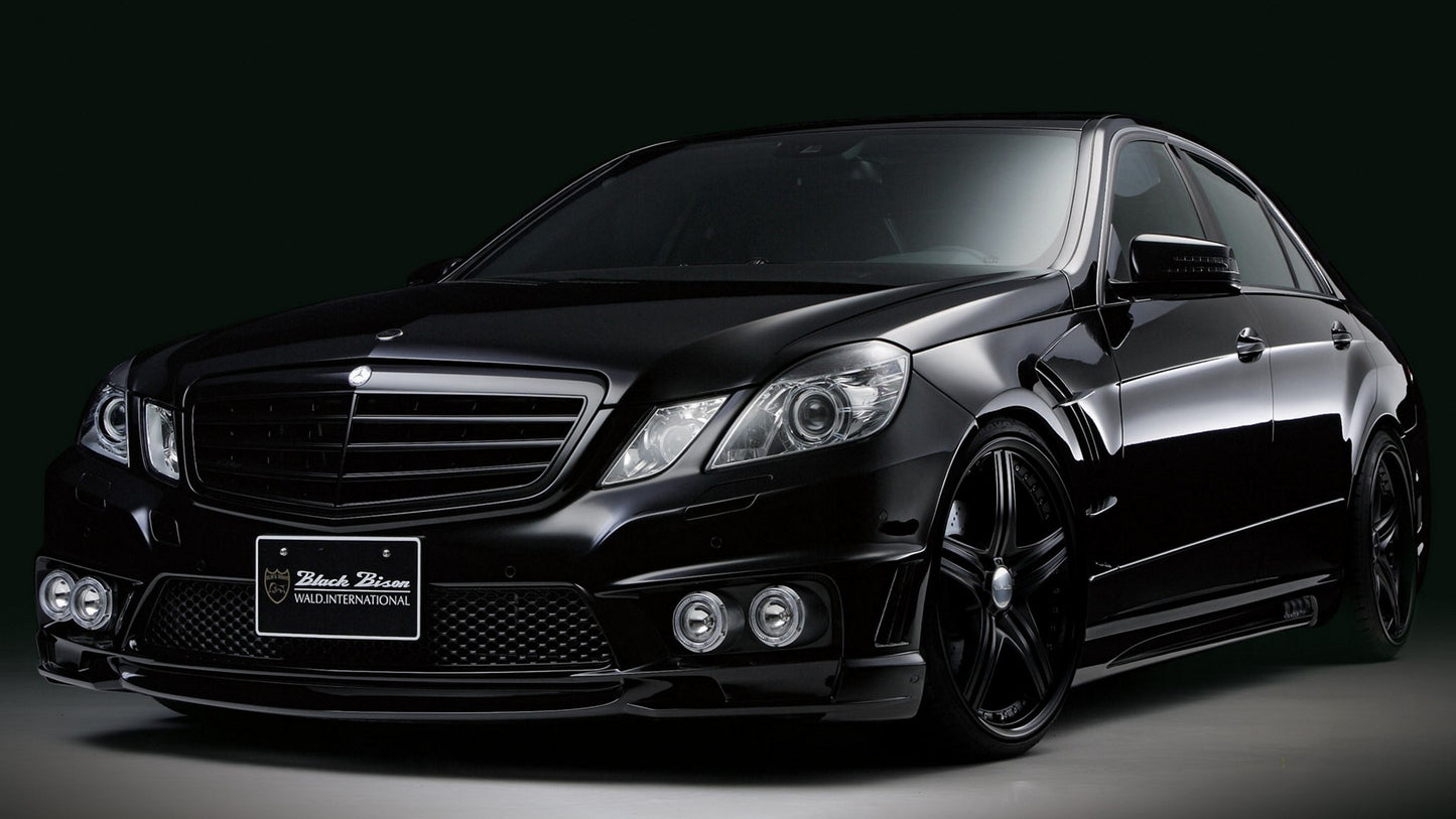 Mercedes Benz E Class Sports Line Black Bison By Wald Hd Art Jigsaw Puzzle