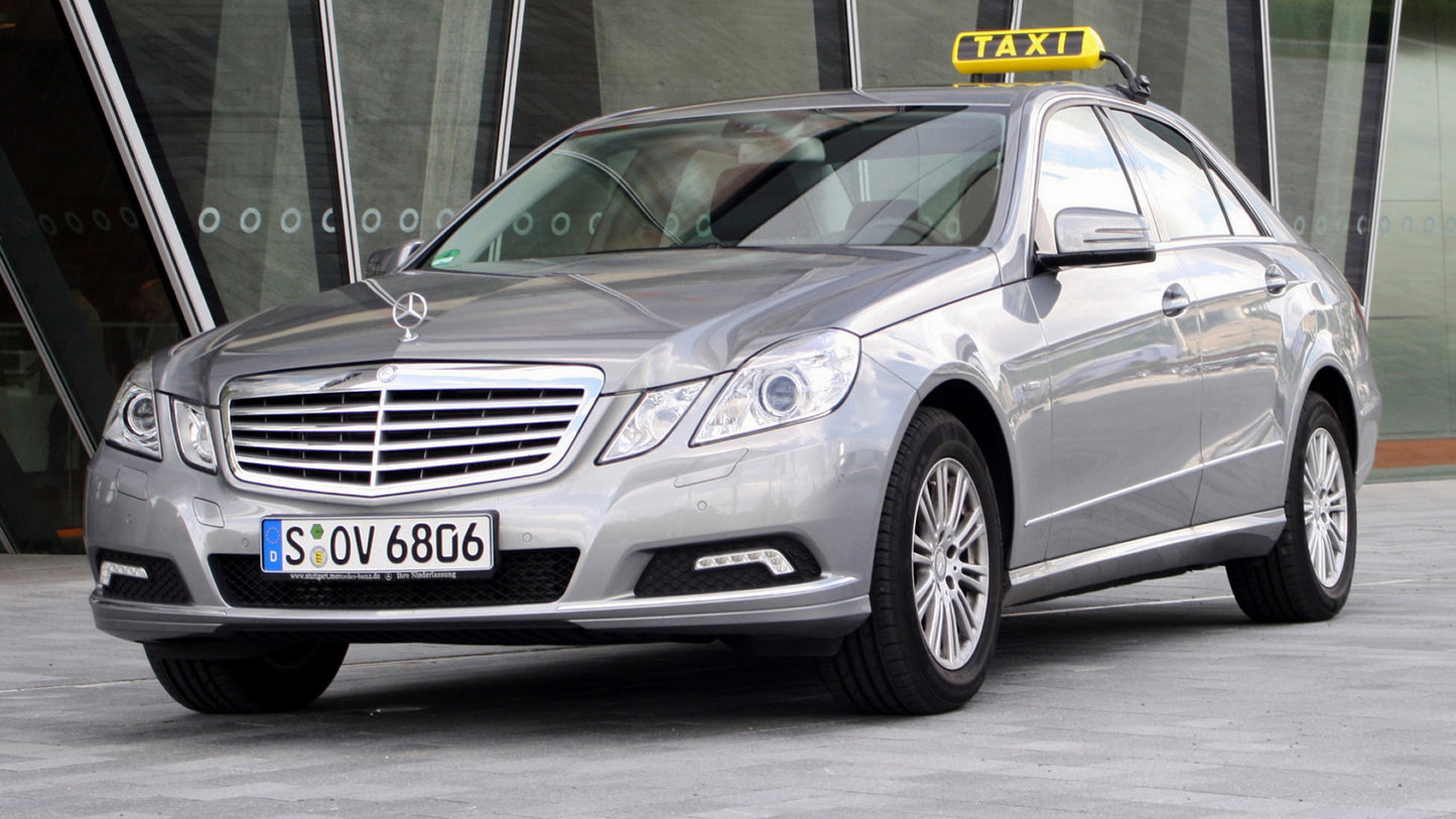 Mercedes Benz E Class Taxi Hd Art Jigsaw Puzzle