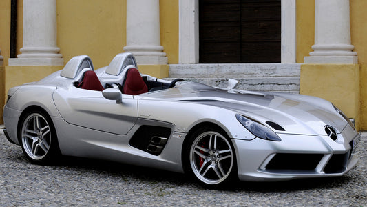 Mercedes Benz Slr Stirling Moss Hd Art Print Poster