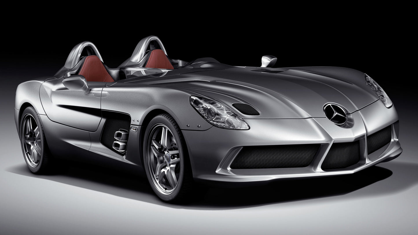 Mercedes Benz Slr Stirling Moss Hd Art Jigsaw Puzzle