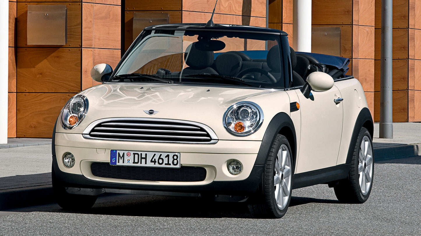 Mini Cooper Cabrio Hd Art Keychain