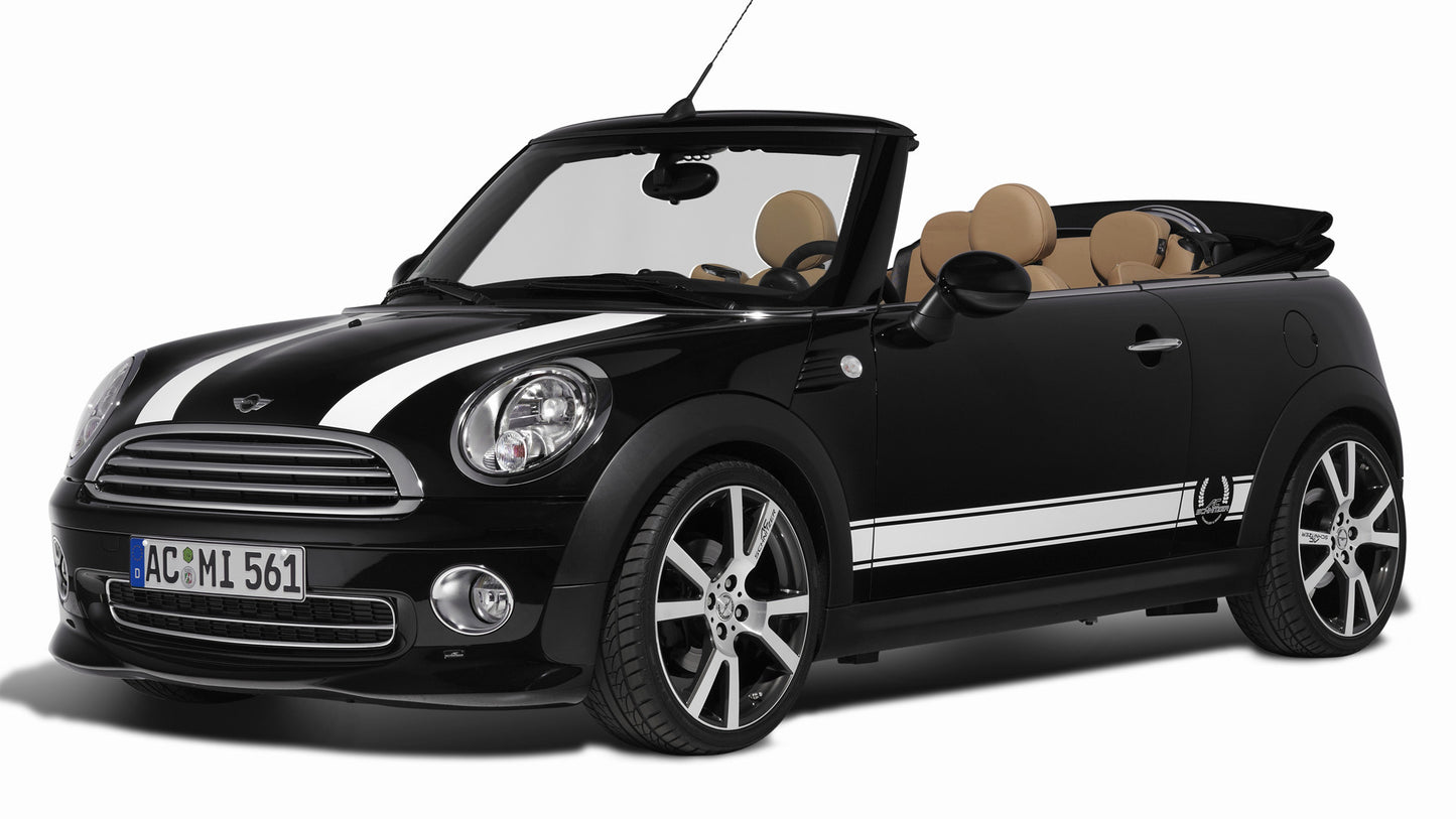 Mini Cooper Cabrio By Ac Schnitzer Hd Art Keychain
