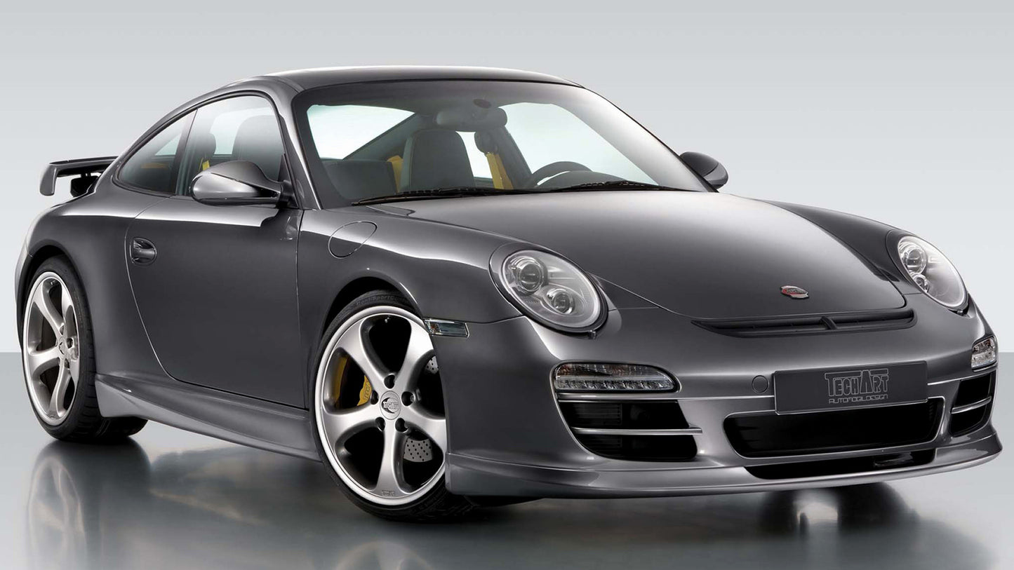 Porsche Carrera Aerokit By Techart Hd Art Keychain