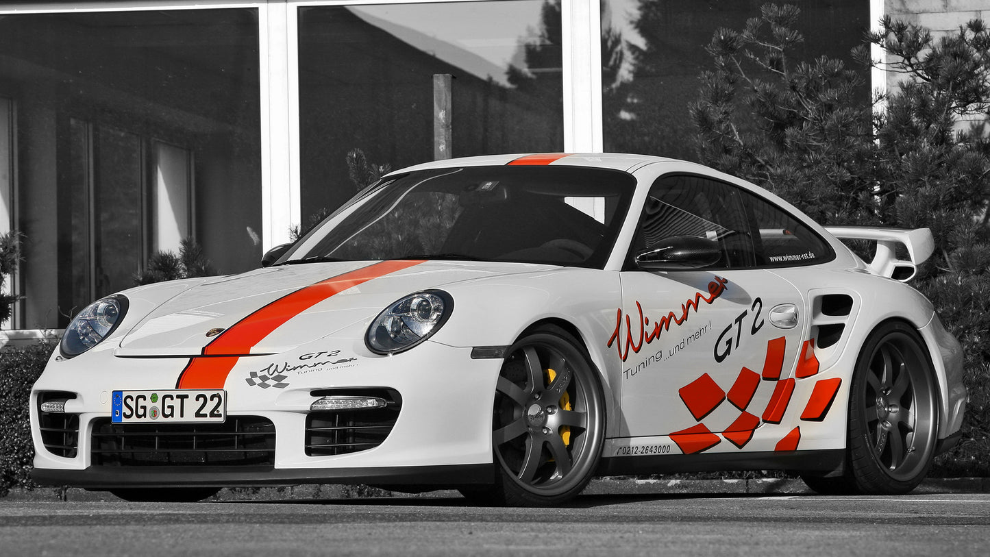 Porsche Gt2 Speed Biturbo By Wimmer Rs Hd Art Keychain