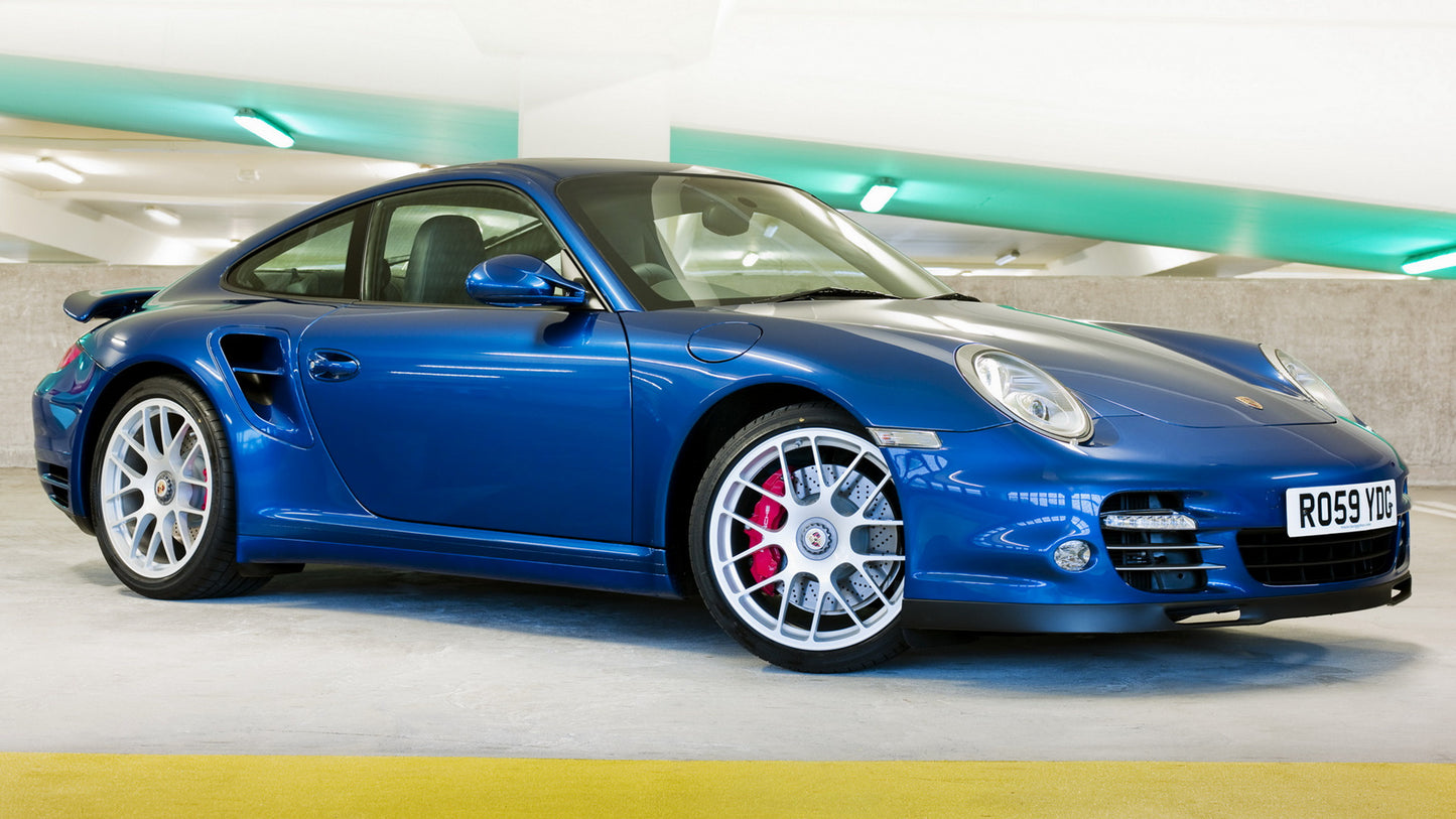 Porsche Turbo Uk Hd Art Keychain