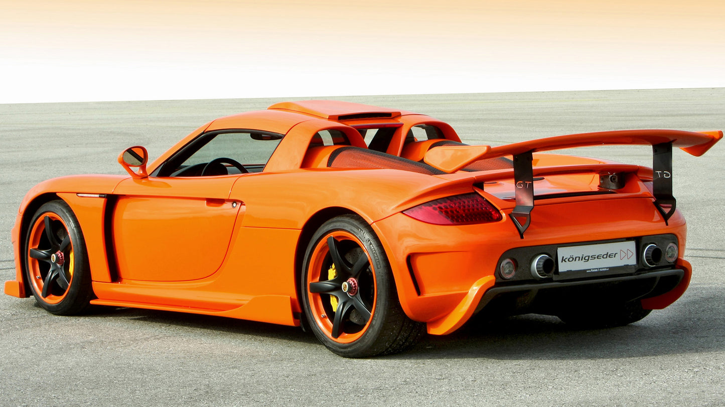 Porsche Carrera Gt By Koenigseder Hd Art Keychain