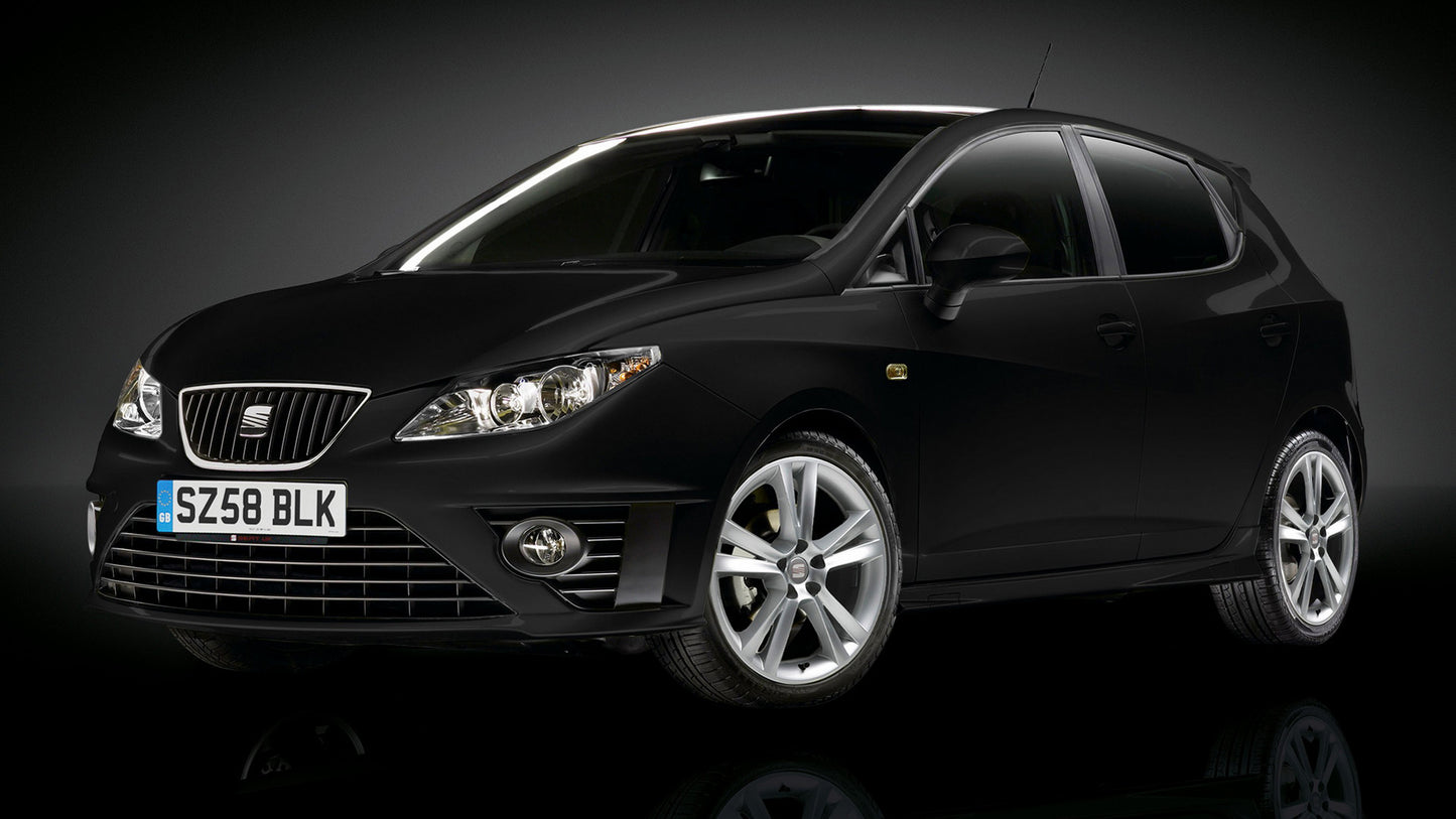 Seat Ibiza Black Special Edition Hd Art Keychain