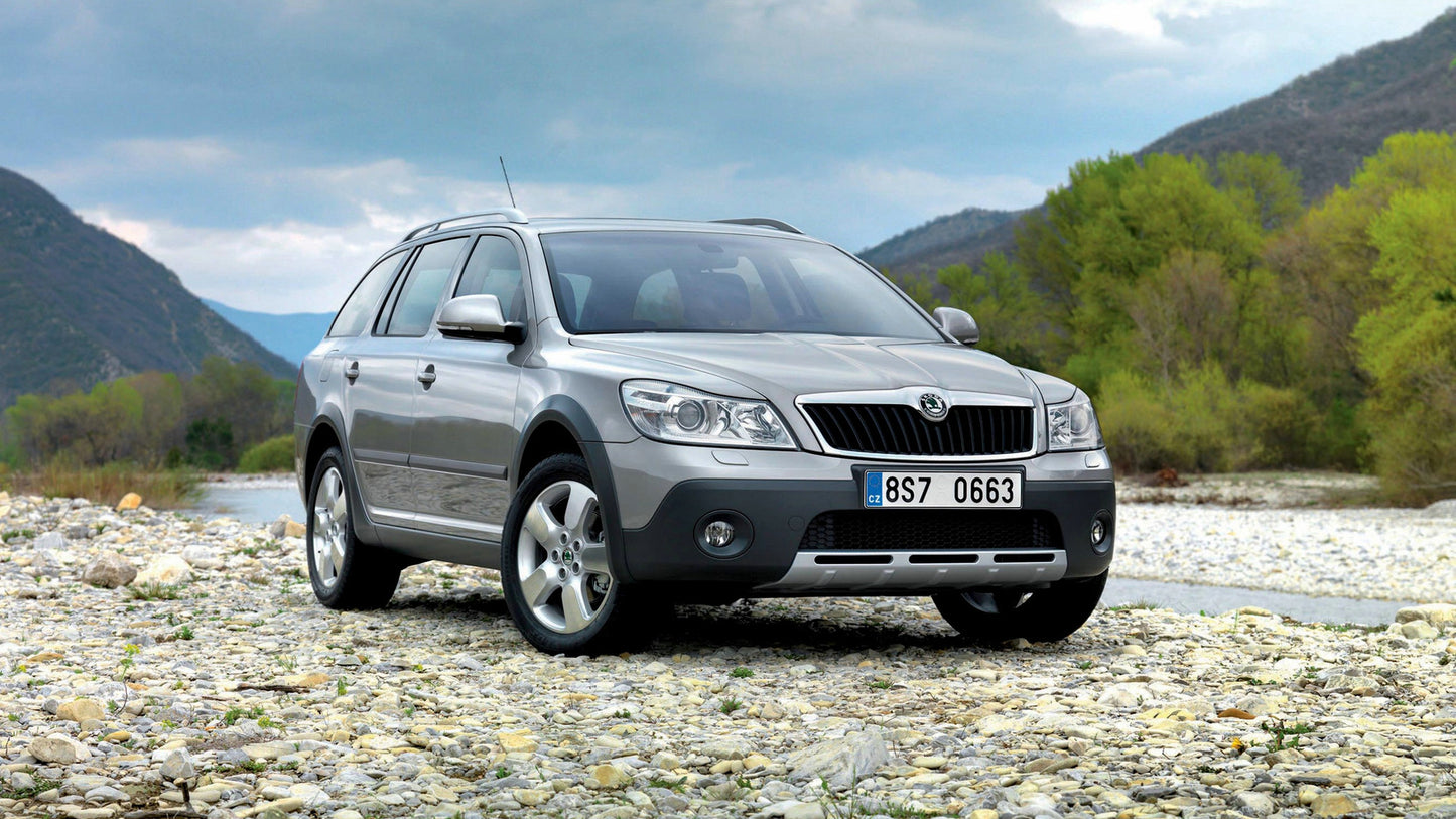 Skoda Octavia Scout Hd Art Keychain