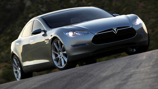 Tesla Model S Concept Hd Art Keychain
