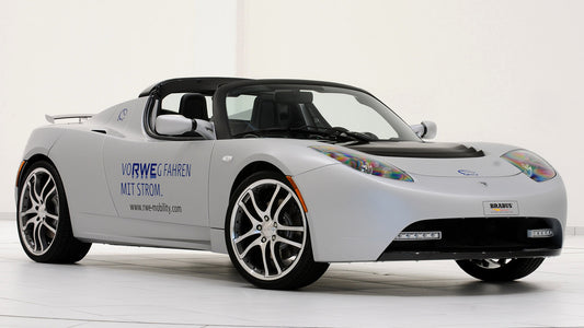 Tesla Roadster Rwe By Brabus Hd Art Keychain