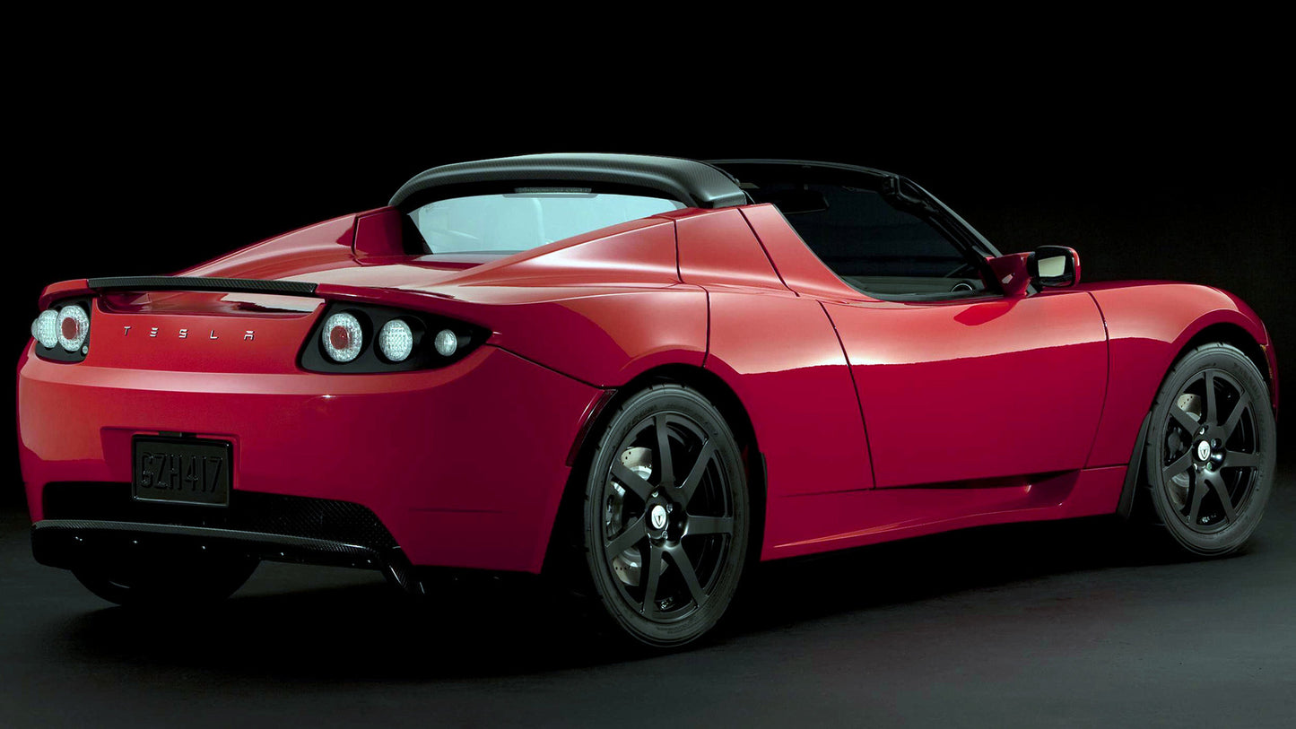 Tesla Roadster Sport Hd Art Keychain