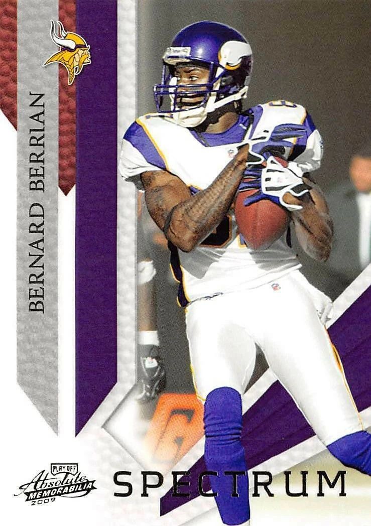 2009 Absolute Memorabilia Spectrum #56 Bernard Berrian Ser Num 2050