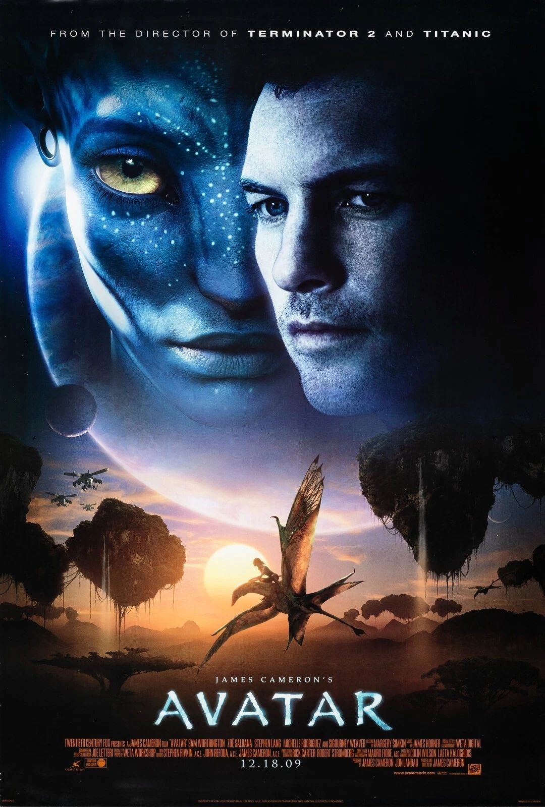 2009 Avatar Movie James Cameron Jake Sully Neytiri Trudy 1 300 PCS Jigsaw Puzzle