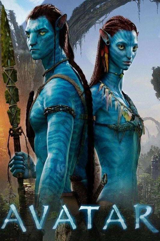2009 Avatar Movie Poster Print James Cameron Jake Sully Neytiri Trudy