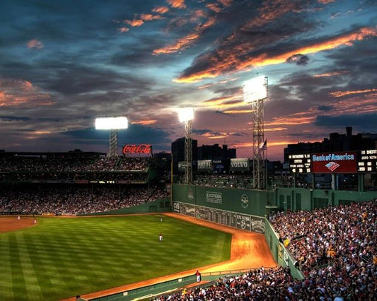 2009 Boston Red Sox Fenway Park Glossy Keychain Baseball Print Field Keychain