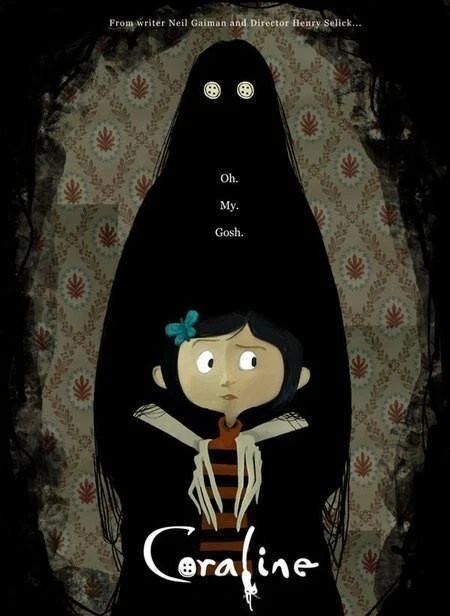 2009 Coraline Movie Magnet Mel Cat April Dakota Fanning Teri Hatcher