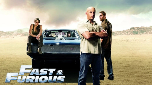 2009 Fast & Furious Movie Poster Paul Walker Vin Diesel Brian Dominic