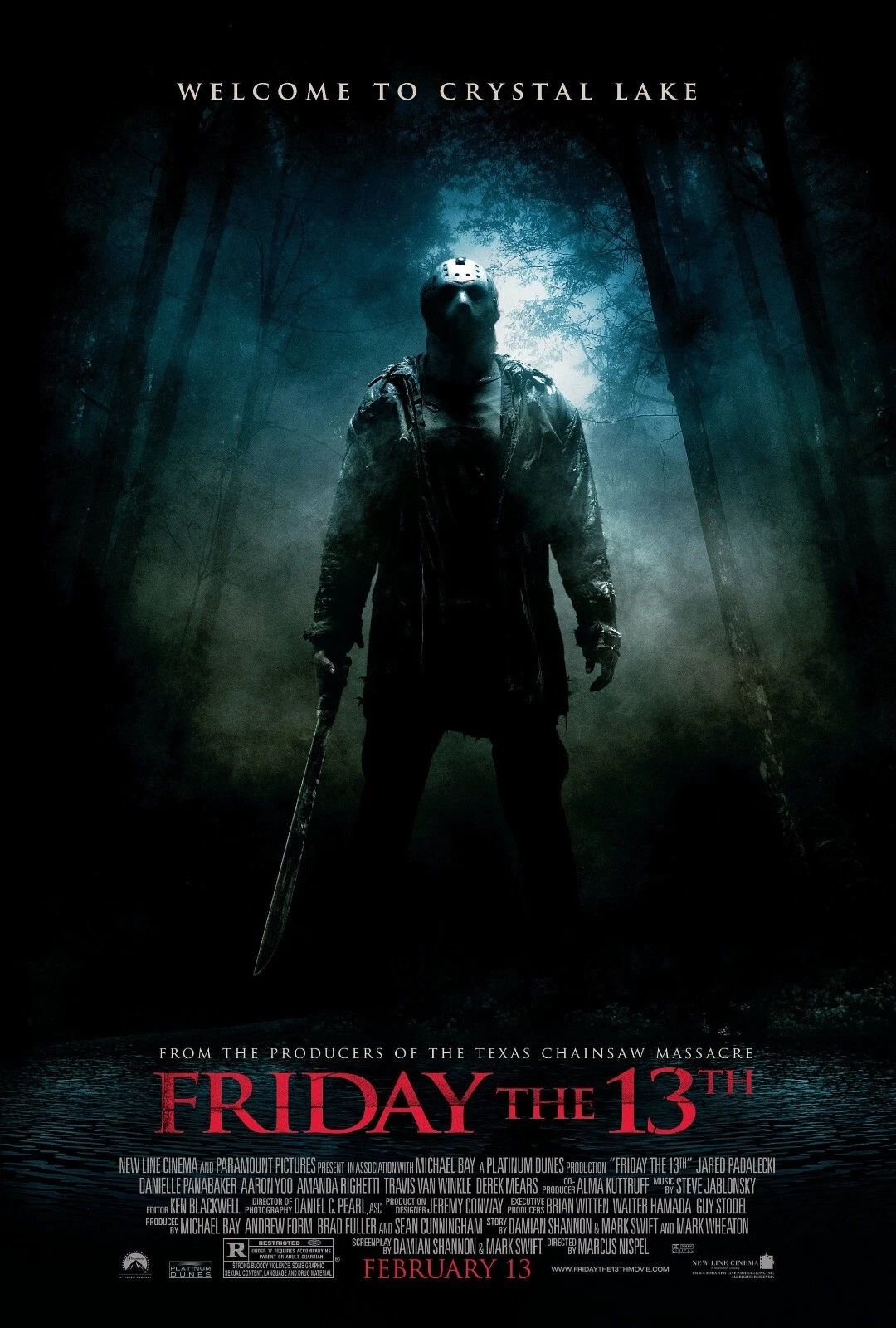 2009 Friday The 13Th Movie Crystal Lake Jason Voorhees 300 Piece Jigsaw Puzzle