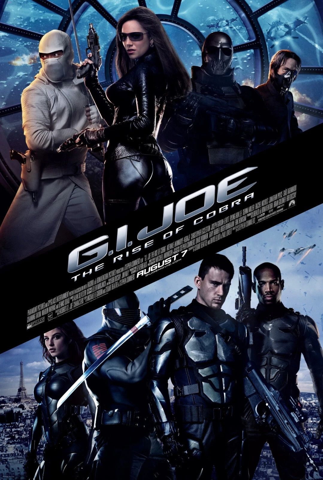 2009 G.I. Joe The Rise Of Cobra Movie Magnet Channing Tatum Snake Eyes