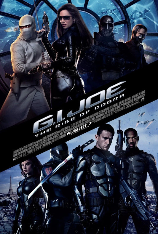 2009 G.I. Joe The Rise Of Cobra Movie Magnet Channing Tatum Snake Eyes
