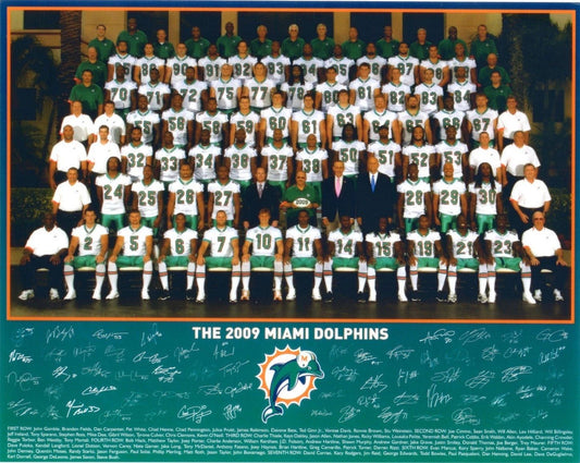 2009 Miami Dolphins Team Keychain Picture Nfl Football