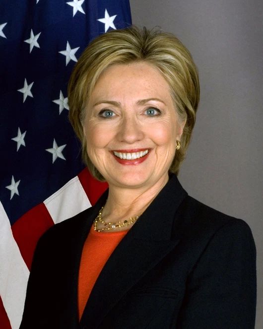 2009 Secretary Of State Hillary Clinton Glossy Keychain Keychain Politician