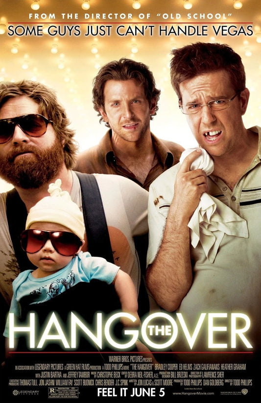 2009 The Hangover Movie Keychain Bradley Cooper Ed Helms Zach Galifianakis 1