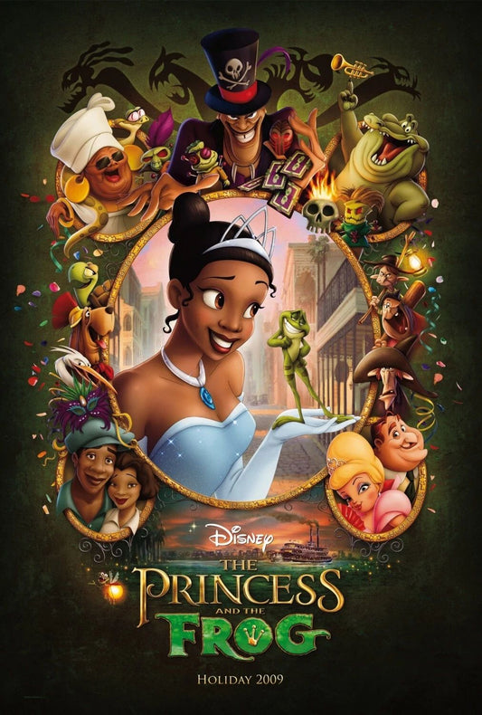 2009 Walt Disneys The Princess And The Frog Movie Magnet Tiana Louis