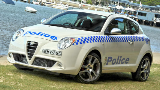 Alfa Romeo Mito Police Au Hd Art Keychain