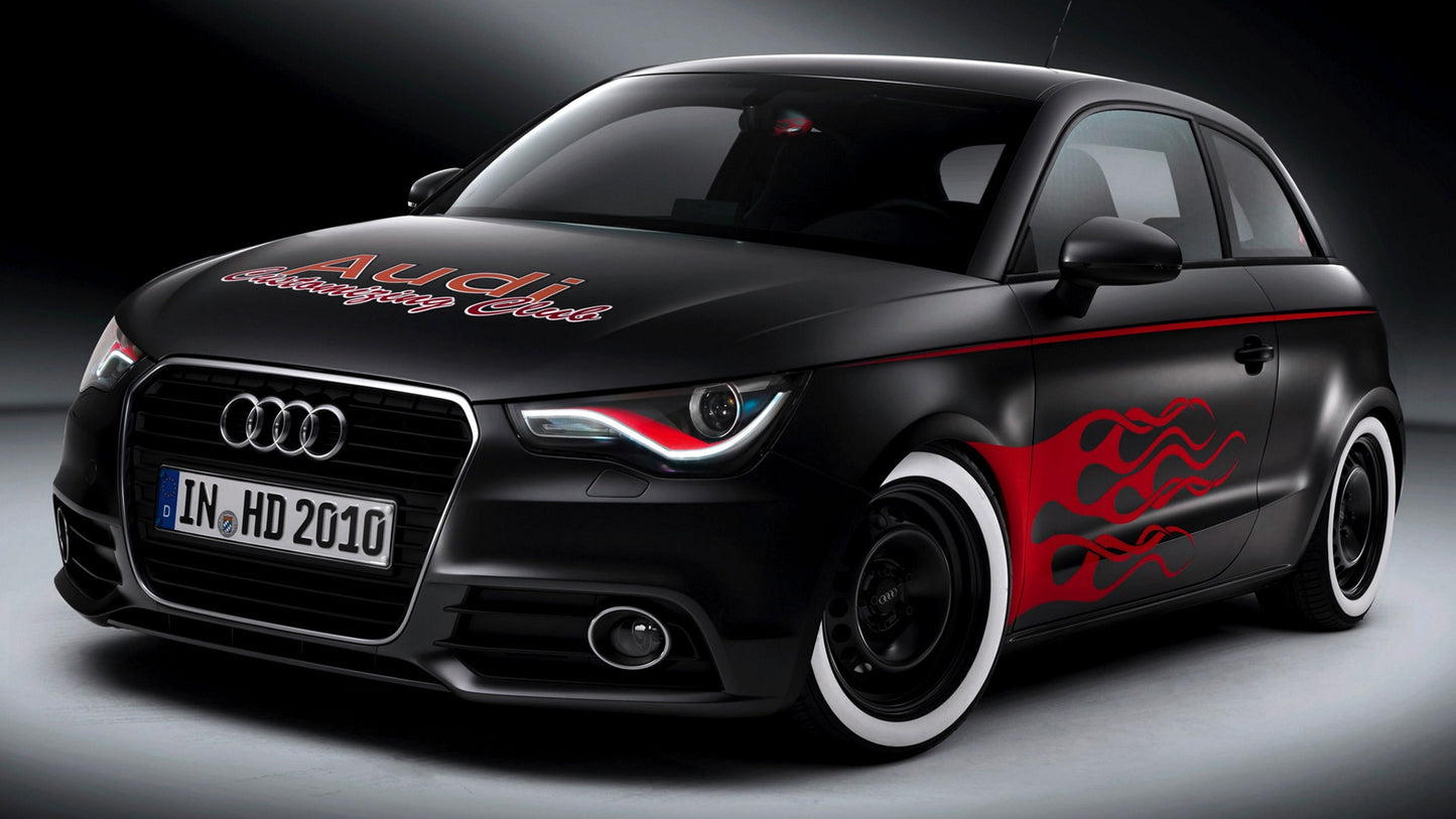 Audi A1 Hot Rod Hd Art Keychain