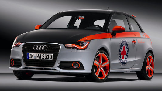 Audi A1 Wasserwacht Hd Art Keychain