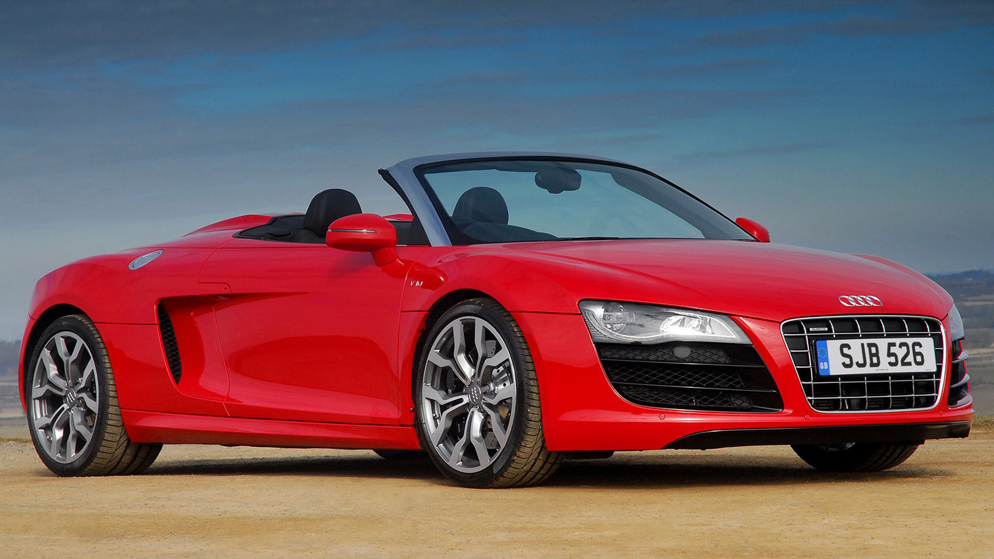 Audi R8 V10 Spyder Uk Hd Art Keychain