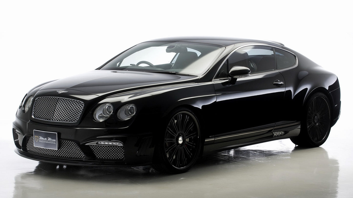 Bentley Continental Gt Black Bison By Wald Hd Art Keychain