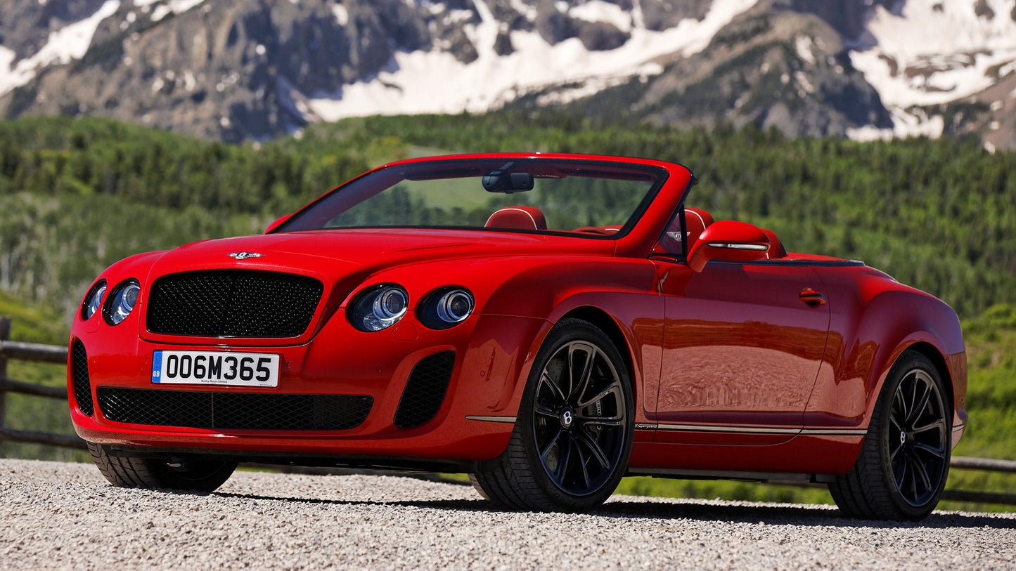 Bentley Continental Supersports Convertible Hd Art Keychain